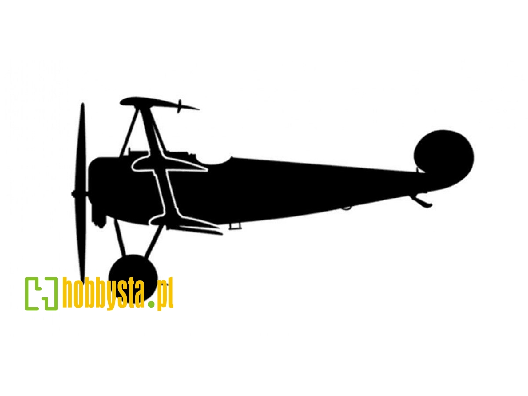 Sticker Fokker Dr.1 (15cm Black) - zdjęcie 1 Sticker Fokker Dr.1 (15cm Black) - zdjęcie 1