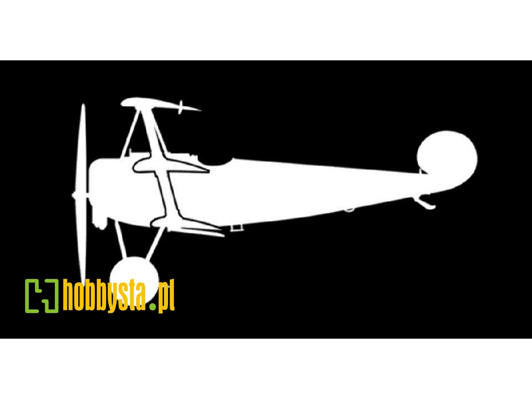 Sticker Fokker Dr.1 (15cm White) - zdjęcie 1