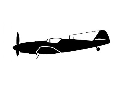 Sticker Avia S-199 2 (15cm Black) - zdjęcie 1