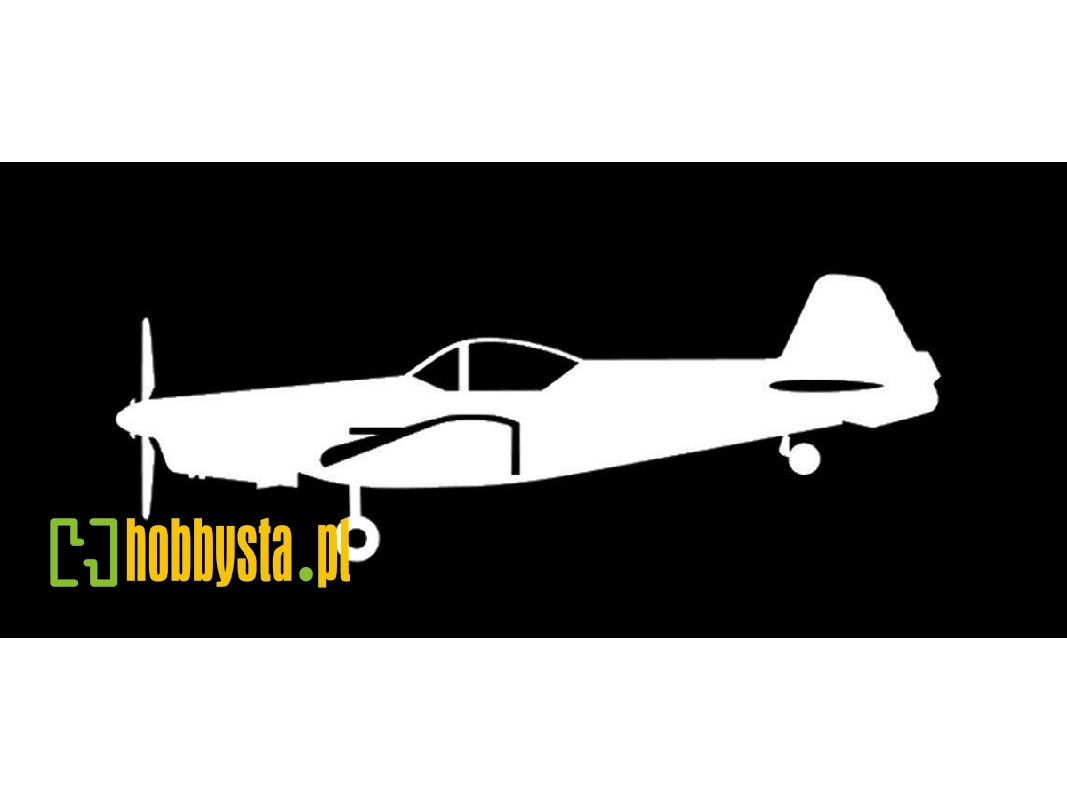 Sticker Zlin Z-526 (15cm White) - zdjęcie 1