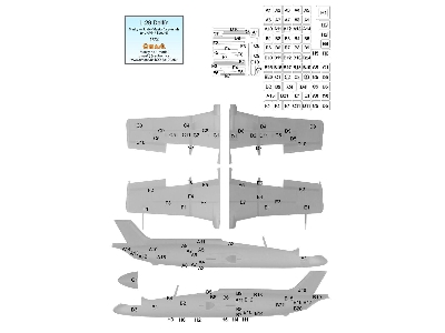 Aero L-29 Delfin - Mask For Panels (For Amk / Eduard Kits) - zdjęcie 1