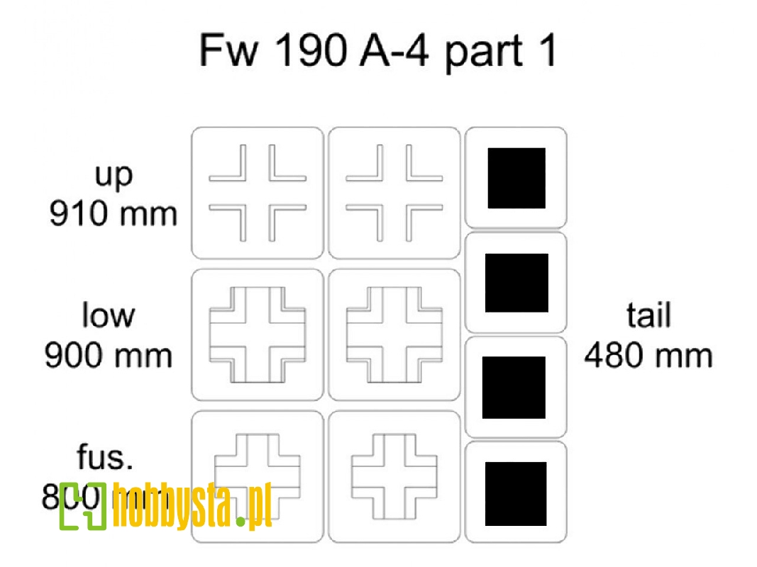 Fw 190 A-4 Mask Part 1 - zdjęcie 1 Fw 190 A-4 Mask Part 1 - zdjęcie 1