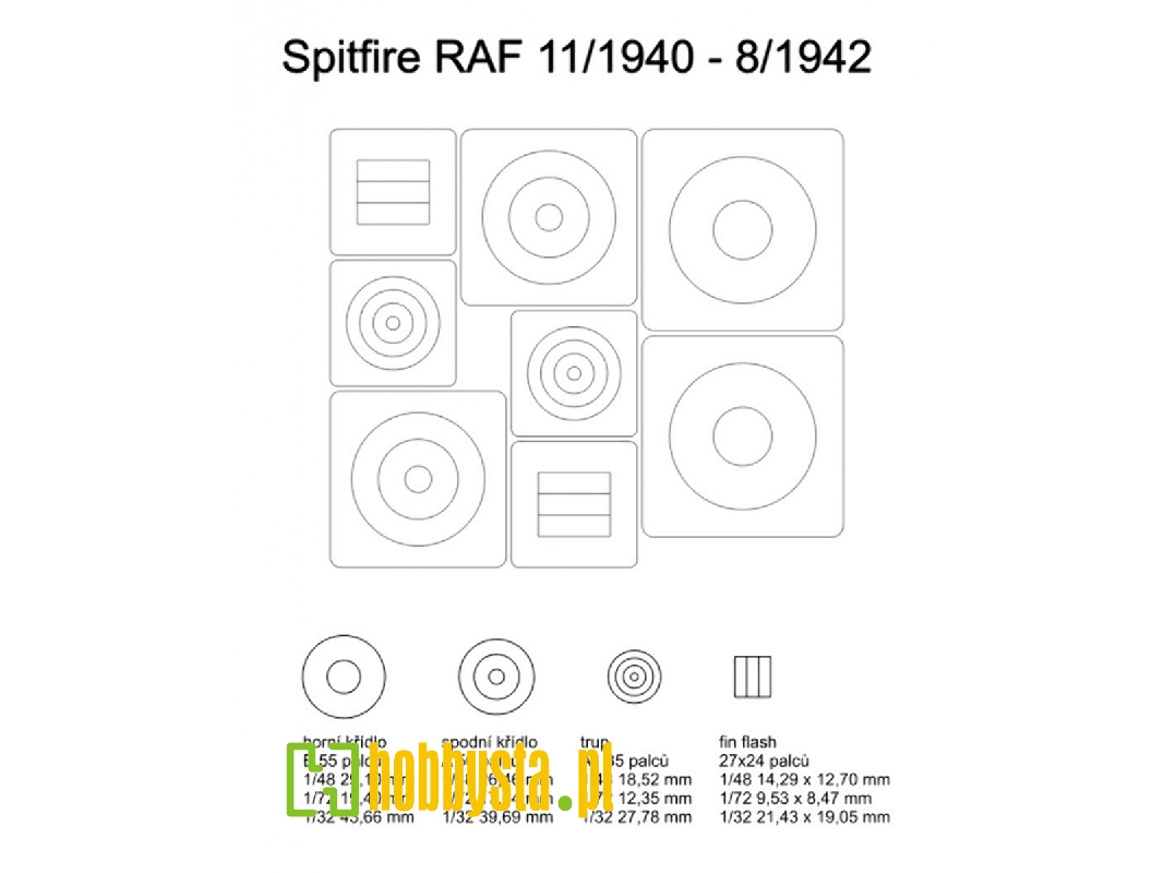 Spitfire Raf Early Mask - zdjęcie 1 Spitfire Raf Early Mask - zdjęcie 1