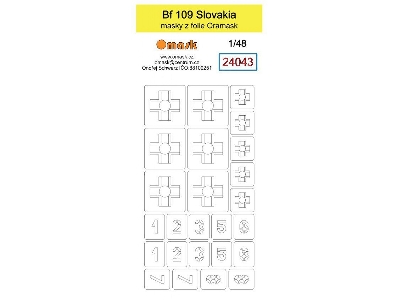 Bf 109 Slovakia Mask - zdjęcie 1