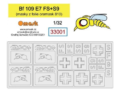 Bf 109 E7 (Fs+s9) Mask - zdjęcie 1
