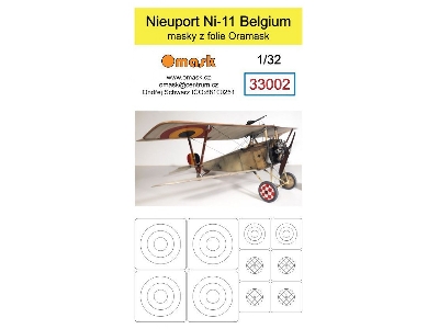Nieuport Ni-11 Belgium Mask - zdjęcie 1