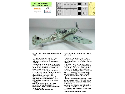 Bf 109k-4 White 5 (Masks For Crosses, Numbers And Spiral) - zdjęcie 2