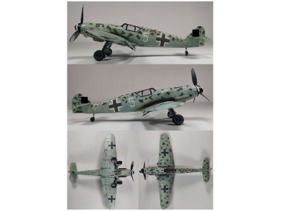 Bf 109k-4 White 5 (Masks For Crosses, Numbers And Spiral) - zdjęcie 3
