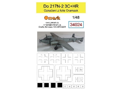 Do 217n-2 Mask (3c+hr) - zdjęcie 1
