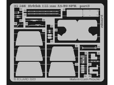  British 155mm AS-90 SPH 1/35 - Trumpeter - blaszki - zdjęcie 3