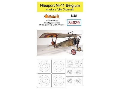 Nieuport Ni-11 Belgium Mask - zdjęcie 1