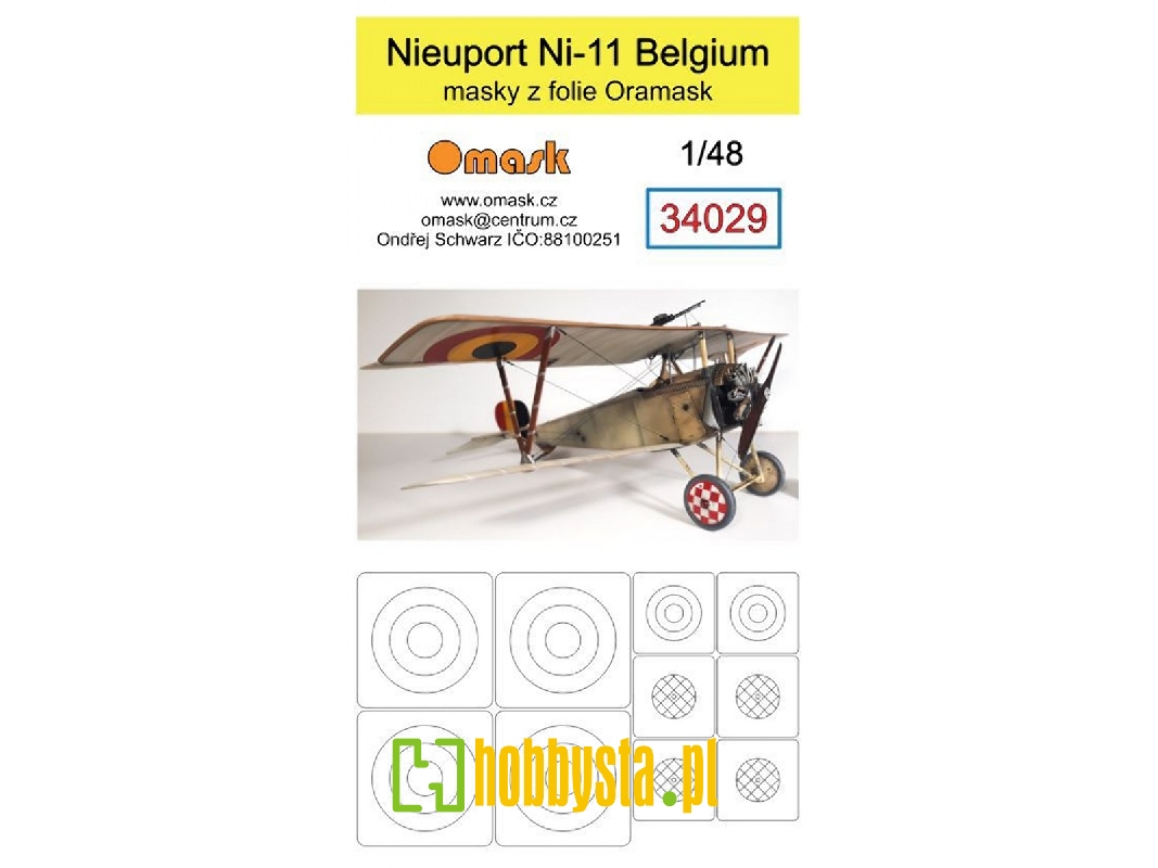 Nieuport Ni-11 Belgium Mask - zdjęcie 1
