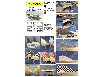 F-4c Checkered Tail Masks For Zoukei-mura Sws48-06 - zdjęcie 2