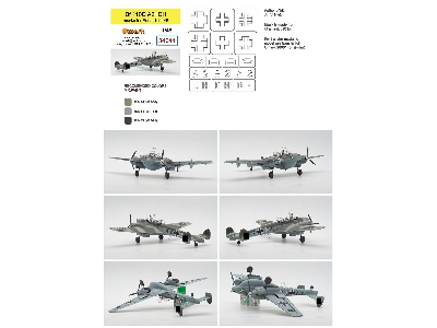 Bf 110d A2+dh Mask (For Eduard 11145) - zdjęcie 2