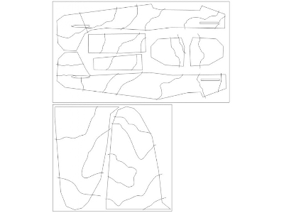 Spitfire Mk.I Camouflage Surfaces Camo B Mask (For Eduard 11143) - zdjęcie 1