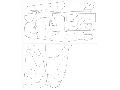 Spitfire Mk.Ii Camouflage Surfaces M.Feric Camo G Mask (For Eduard 11146) - zdjęcie 1