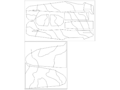 Spitfire Mk.I Camouflage Surfaces Mask (Camo D Eduard 11143) - zdjęcie 1