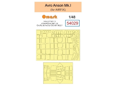Avro Anson Mk.I Masks (For Airfix Kits) - zdjęcie 1