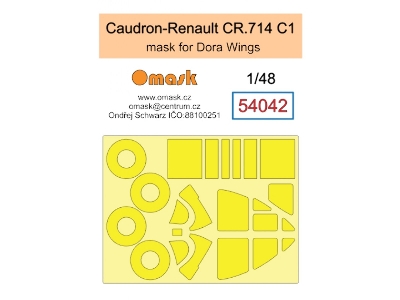 Caudron-renault Cr.714 C1 Masks (For Dora Wings Kits) - zdjęcie 1