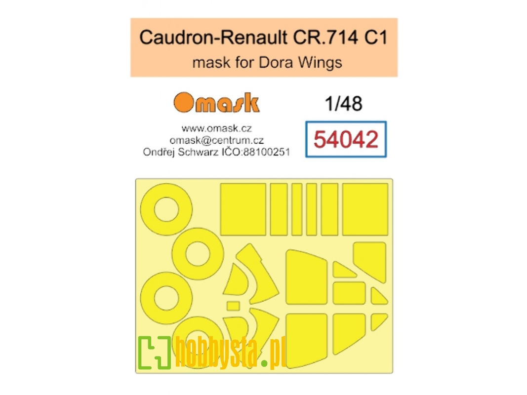 Caudron-renault Cr.714 C1 Masks (For Dora Wings Kits) - zdjęcie 1 Caudron-renault Cr.714 C1 Masks (For Dora Wings Kits) - zdjęcie 1