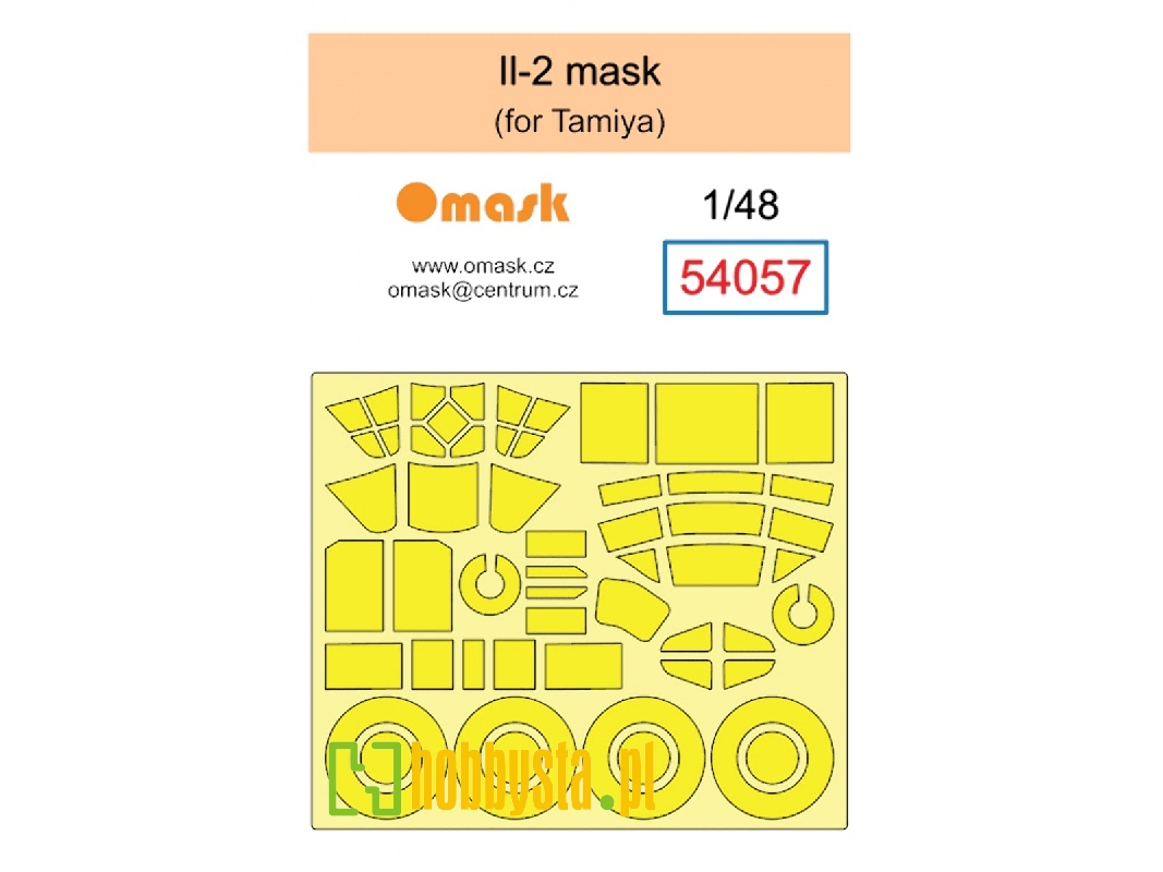 Il-2 Mask (For Tamiya) - zdjęcie 1 Il-2 Mask (For Tamiya) - zdjęcie 1