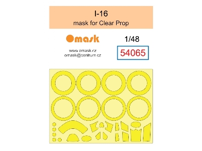 I-16 Mask (For Clear Prop) - zdjęcie 1