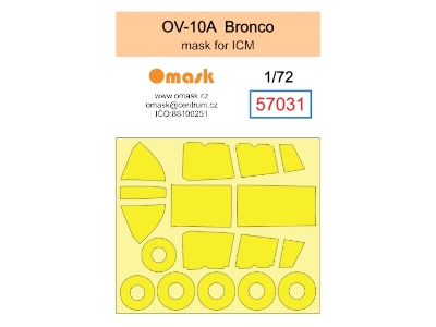 North American Rockwell Ov-10 Bronco A Masks (For Icm Kits) - zdjęcie 1