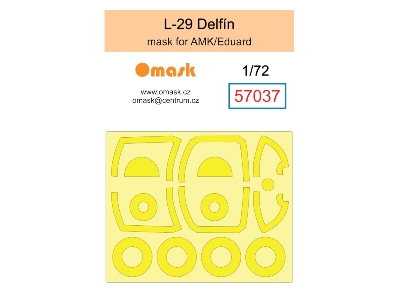 L-29 Delfín Mask (For Amk/Eduard) - zdjęcie 1