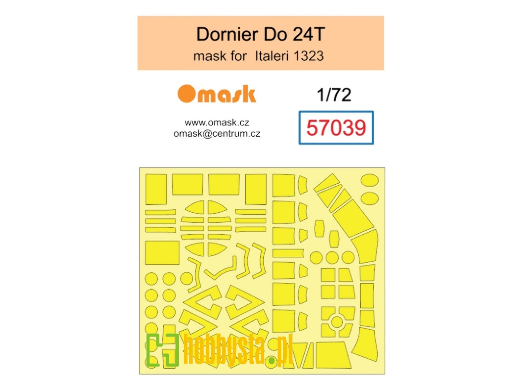 Dornier Do 24t Mask (For Italeri 1323) - zdjęcie 1 Dornier Do 24t Mask (For Italeri 1323) - zdjęcie 1