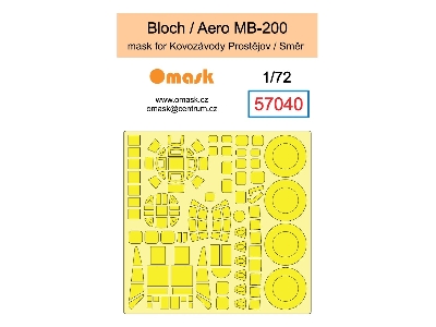 Bloch / Aero Mb-200 Mask (For Kovozávody Prostějov/Směr) - zdjęcie 1