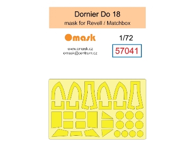 Dornier Do 18 Mask (For Revell/Matchbox) - zdjęcie 1