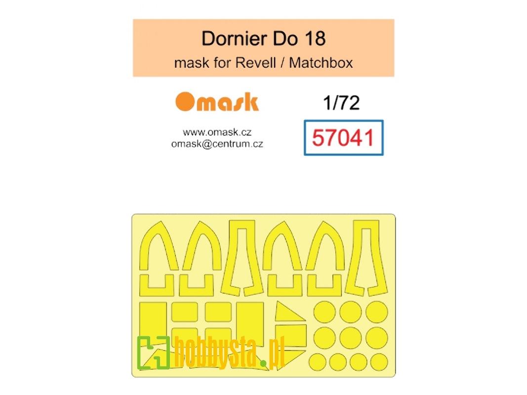 Dornier Do 18 Mask (For Revell/Matchbox) - zdjęcie 1