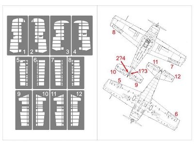 Grumman F4f Wildcat Masks (For Eduard Kits) - zdjęcie 2