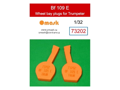 Bf 109 E Wheel Bay Plugs (For Trumpeter) - zdjęcie 1