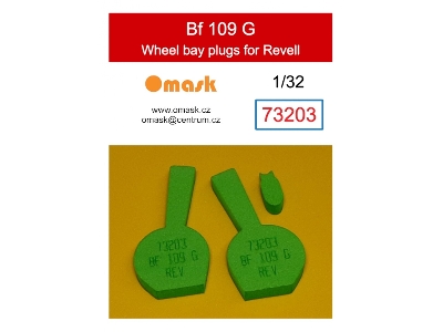 Bf 109 G Wheel Bay Plugs (For Revell 04665, 04888, 03829) - zdjęcie 1