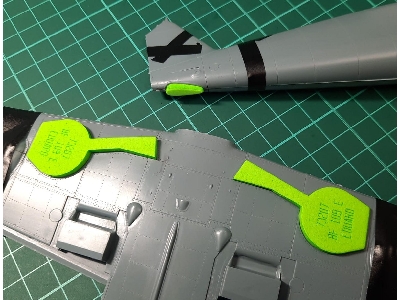 Messerschmitt Bf-109 E - Wheel Bay Plugs (For Eduard) - zdjęcie 2