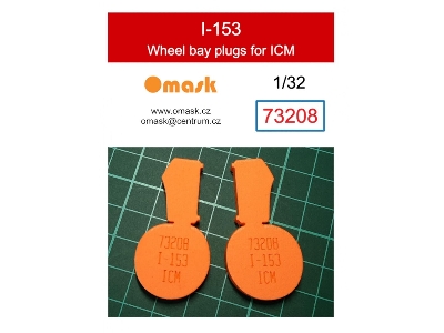 Polikarpov I-153 - Wheel Bay Plugs (For Icm) - zdjęcie 1