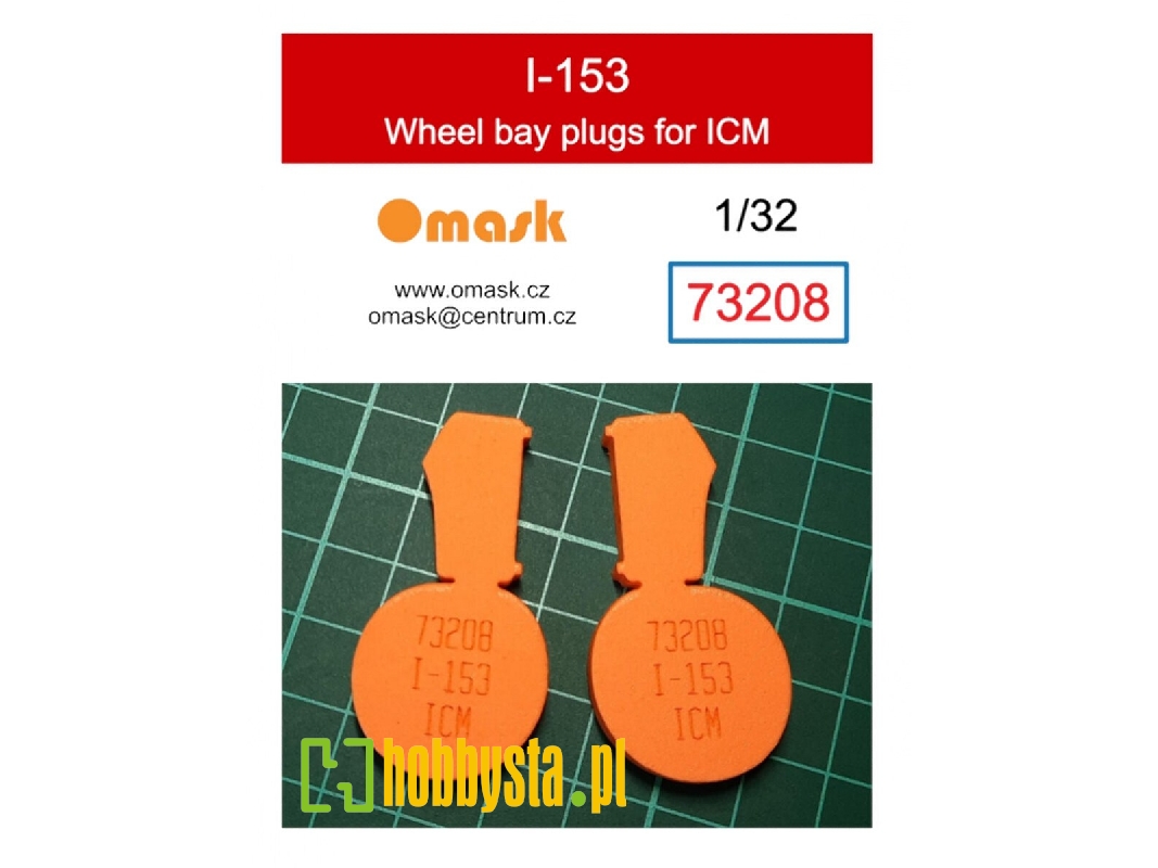 Polikarpov I-153 - Wheel Bay Plugs (For Icm) - zdjęcie 1