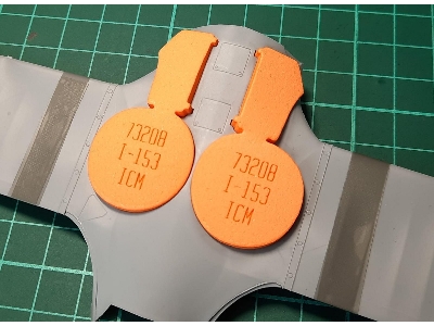 Polikarpov I-153 - Wheel Bay Plugs (For Icm) - zdjęcie 2