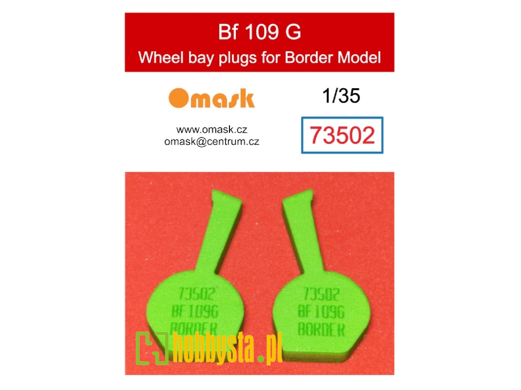 Bf 109 G Wheel Bay Plugs (For Border Model Bf-001) - zdjęcie 1 Bf 109 G Wheel Bay Plugs (For Border Model Bf-001) - zdjęcie 1