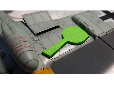 Bf 109 G Wheel Bay Plugs (For Border Model Bf-001) - zdjęcie 2