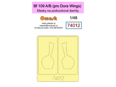 Messerschmitt Bf-109 A/B Masks (For Dora Wings Kits) - zdjęcie 1