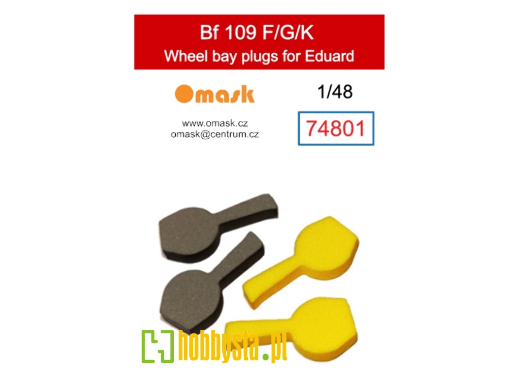 Messerschmitt Bf-109 F/G/K Wheel Bay Plugs (For Eduard Kits) - zdjęcie 1