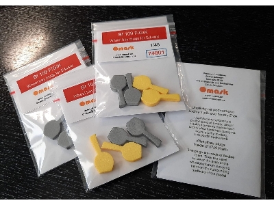 Messerschmitt Bf-109 F/G/K Wheel Bay Plugs (For Eduard Kits) - zdjęcie 2