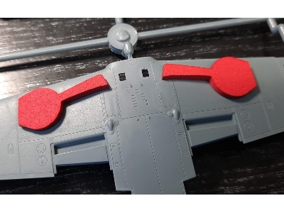 Messerschmitt Bf-109 F/G/K Wheel Bay Plugs (For Eduard Kits) - zdjęcie 3