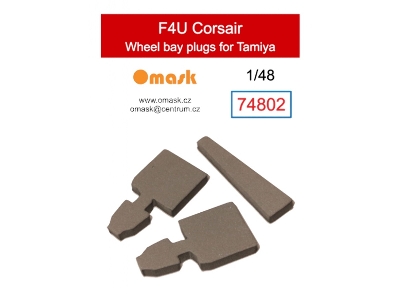 Vought F4u Corsair Wheel Bay Plugs (For Tamiya Kits) - zdjęcie 1