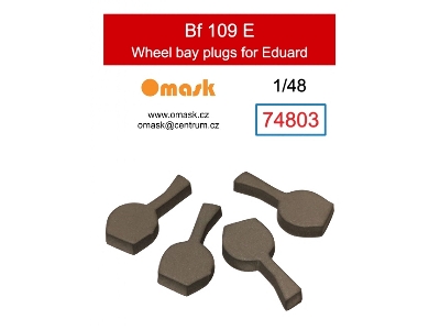 Messerschmitt Bf-109 E Wheel Bay Plugs (For Eduard Kits) - zdjęcie 1