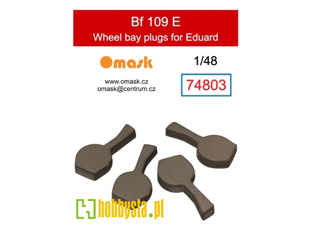 Messerschmitt Bf-109 E Wheel Bay Plugs (For Eduard Kits) - zdjęcie 1