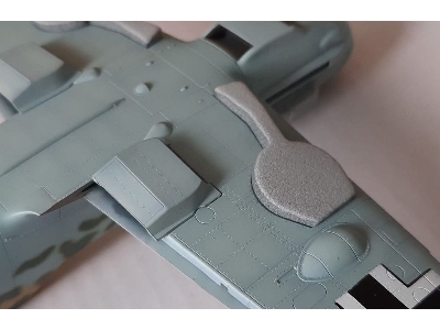 Messerschmitt Bf-109 E Wheel Bay Plugs (For Eduard Kits) - zdjęcie 3