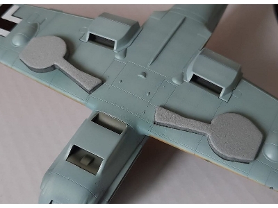 Messerschmitt Bf-109 E Wheel Bay Plugs (For Eduard Kits) - zdjęcie 4